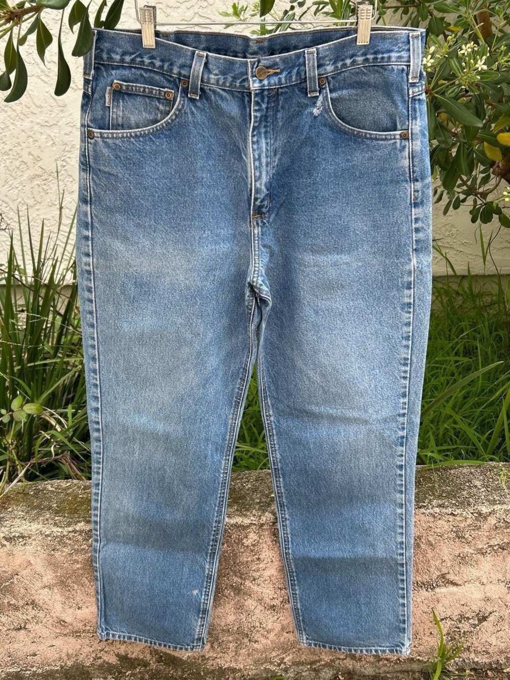 Vintage 2000s Carhartt Traditional Fit Denim Jeans 36x32 Fits 36x31